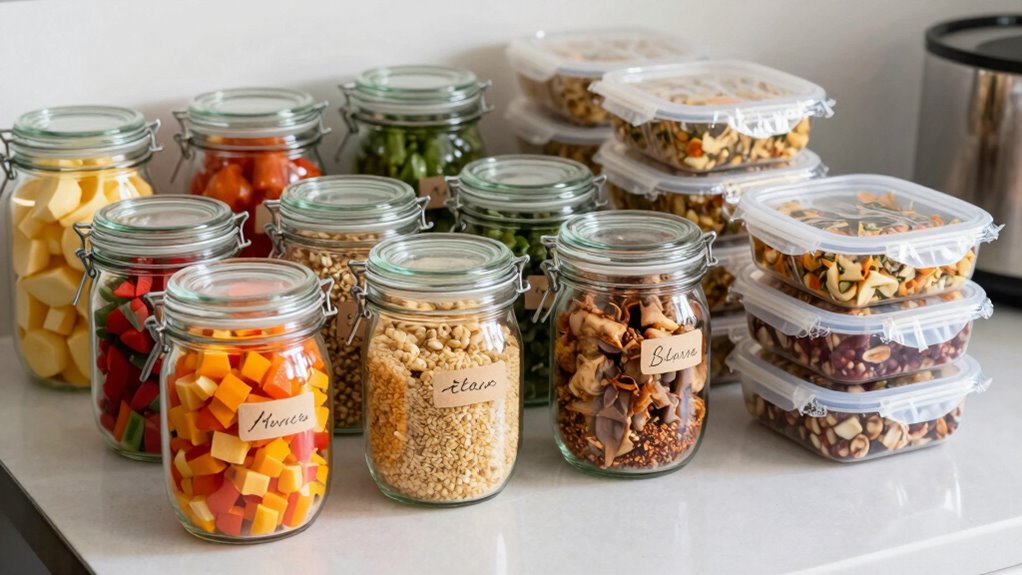 efficient meal prep storage