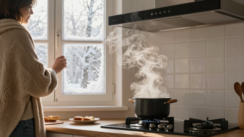 ensure good kitchen ventilation