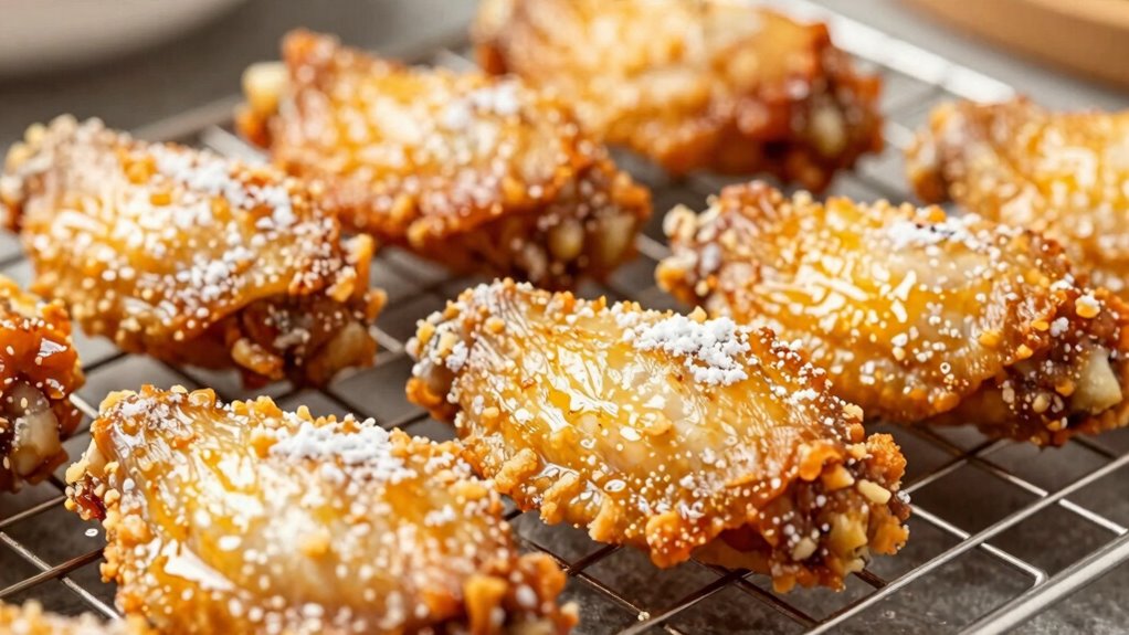 evenly coated rested seasoned