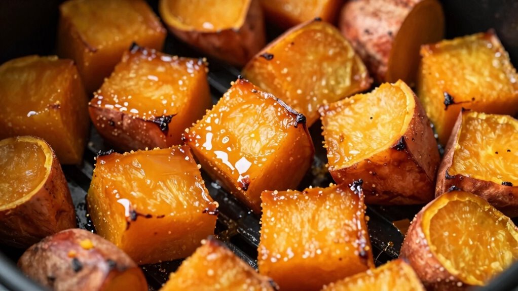 evenly sized cooked properly