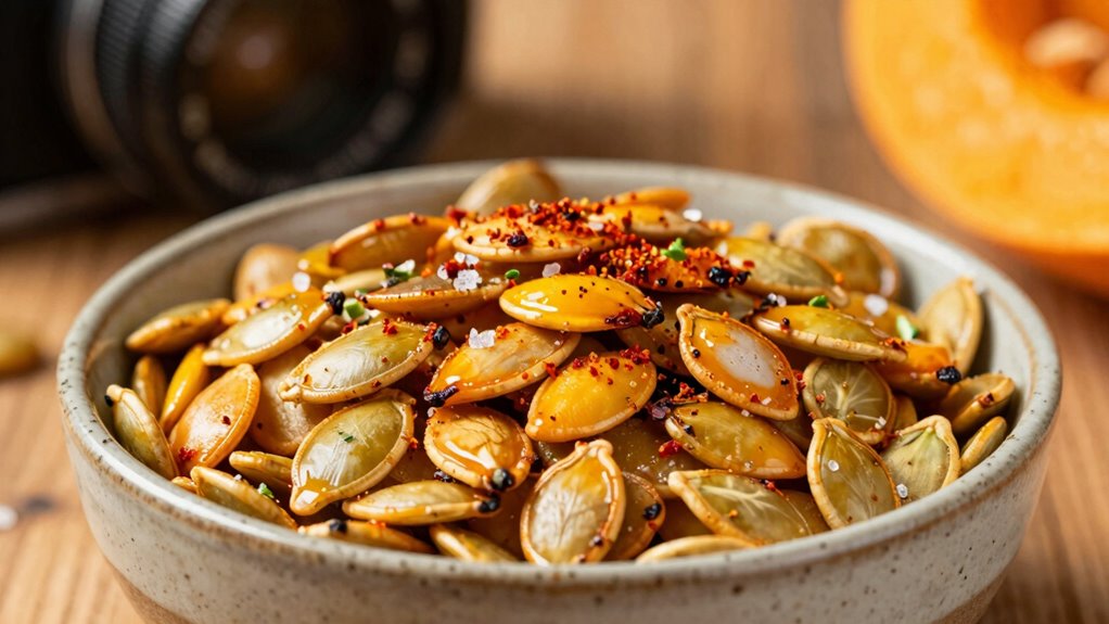 flavorful air fryer pumpkin seeds