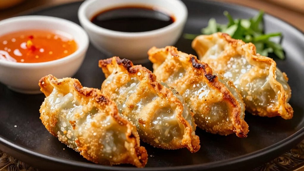 flavorful crispy dumplings