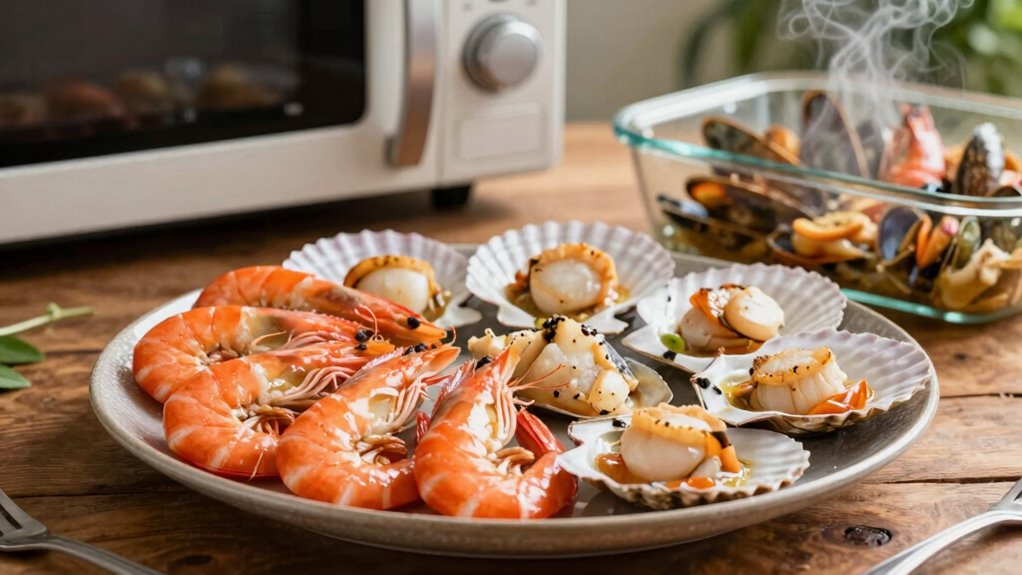 fresh seafood for flavor