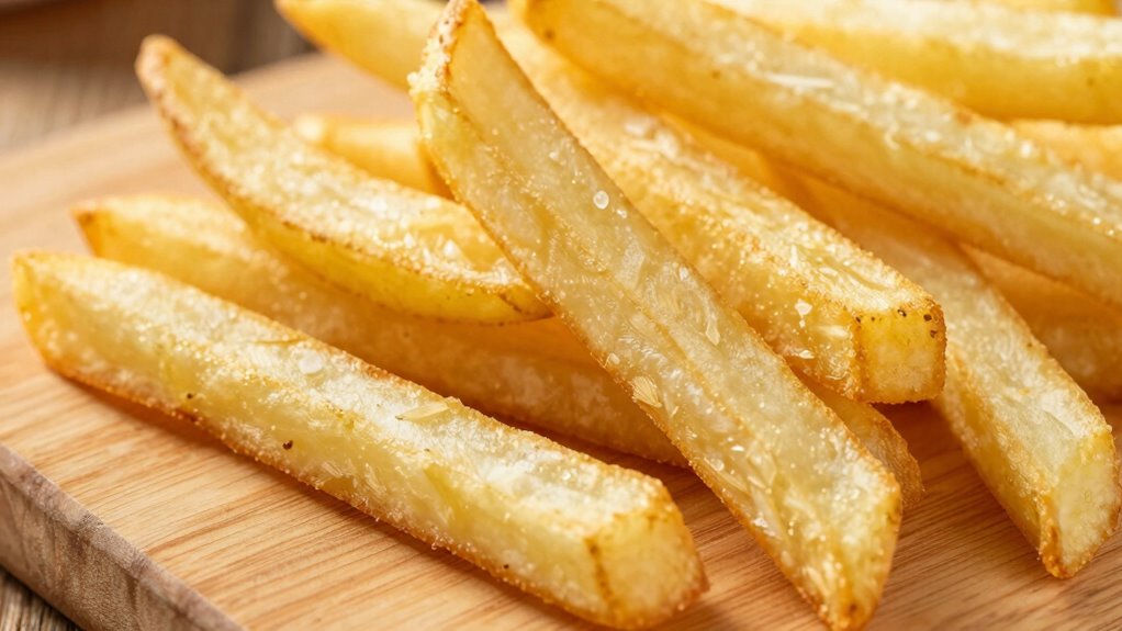 fry thickness matches texture