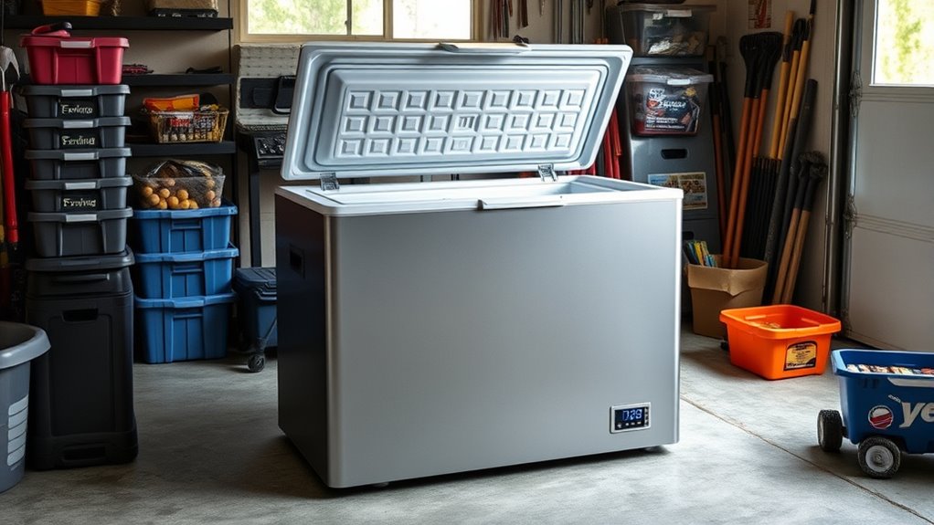 garage freezer selection tips