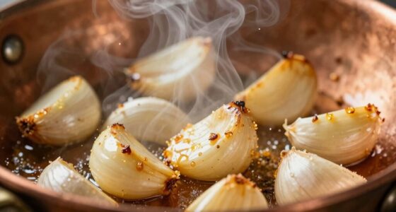 garlic burns from sugar
