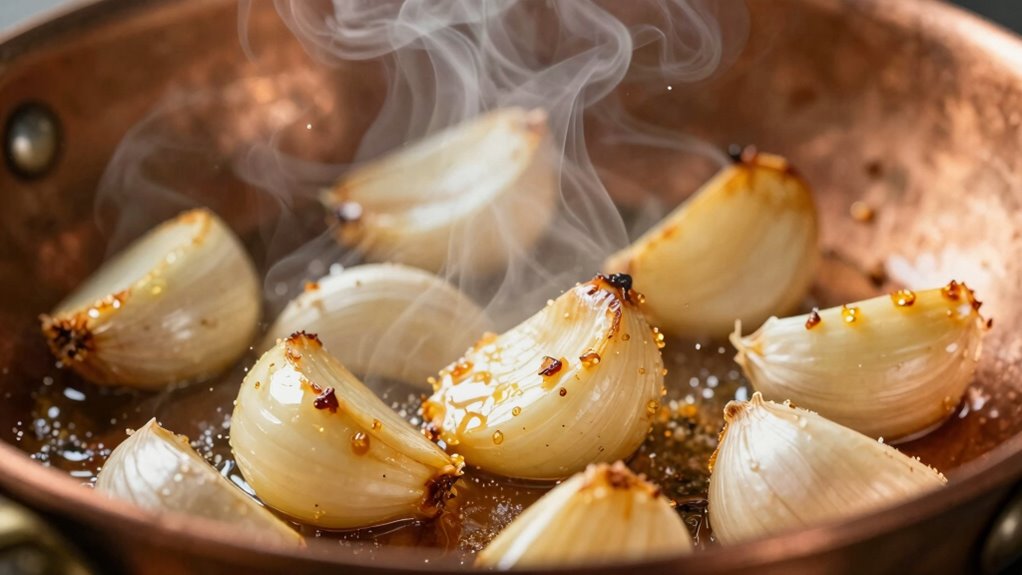 garlic burns from sugar