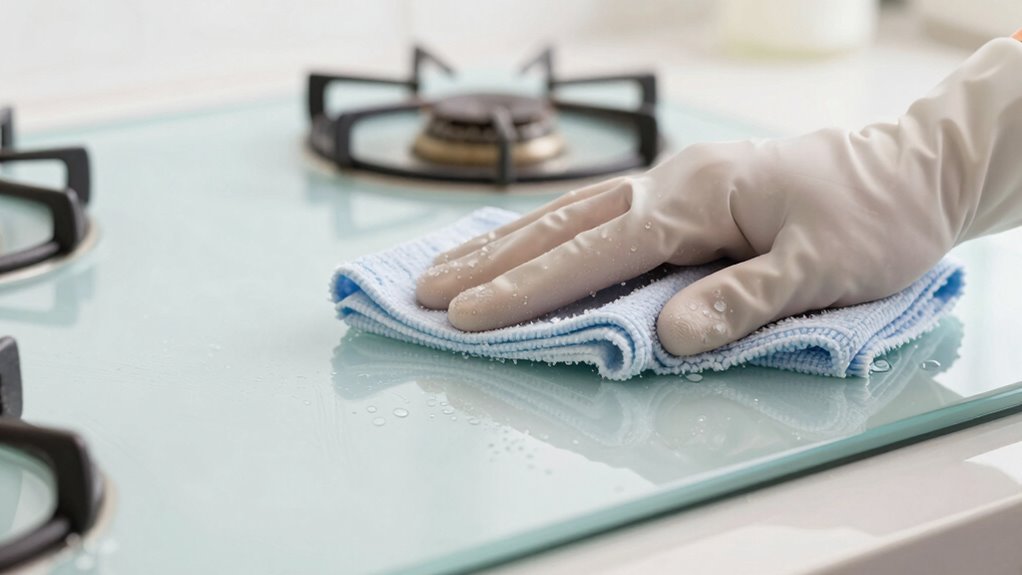 gentle cleaning preserves surface