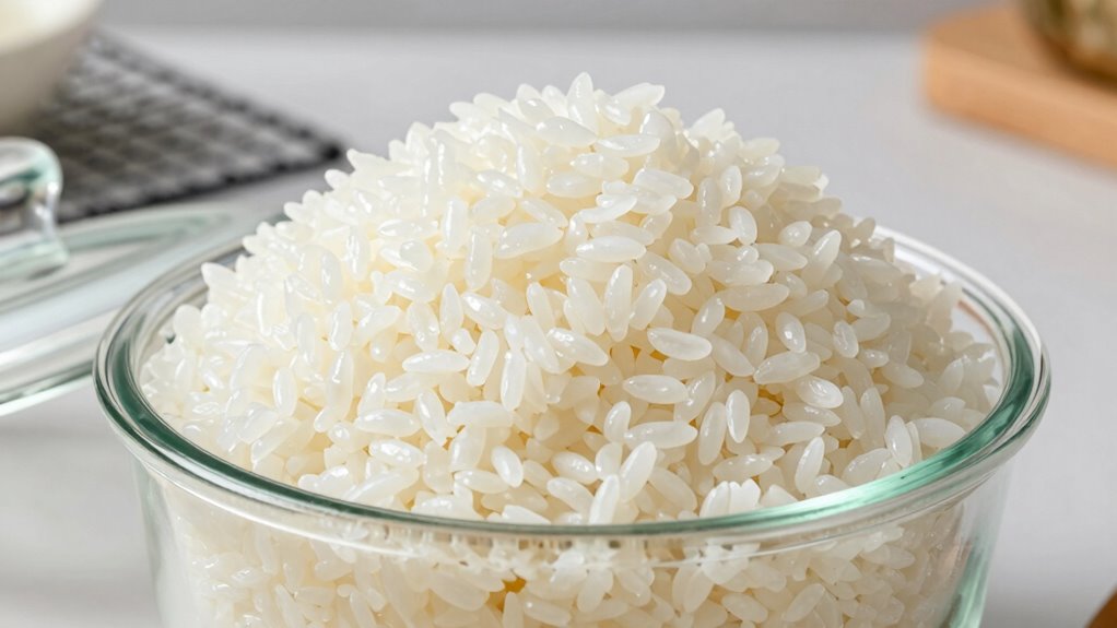 gentle steaming preserves rice