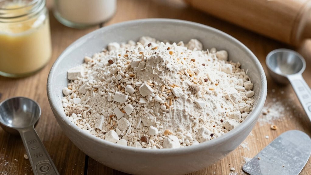 gluten absence affects structure