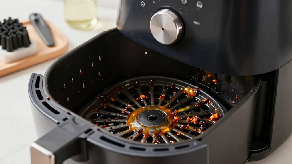 grease buildup hinders performance