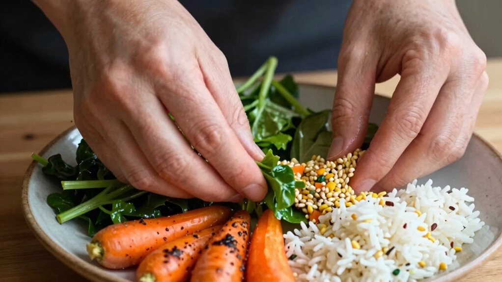 hand guided sustainable eating