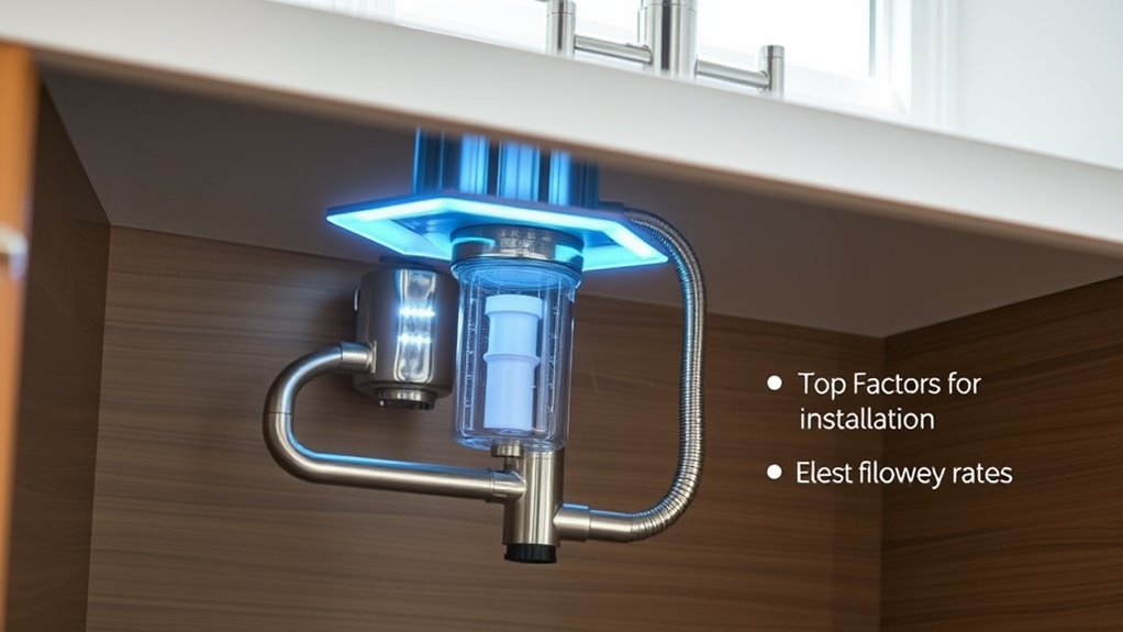high flow rate considerations