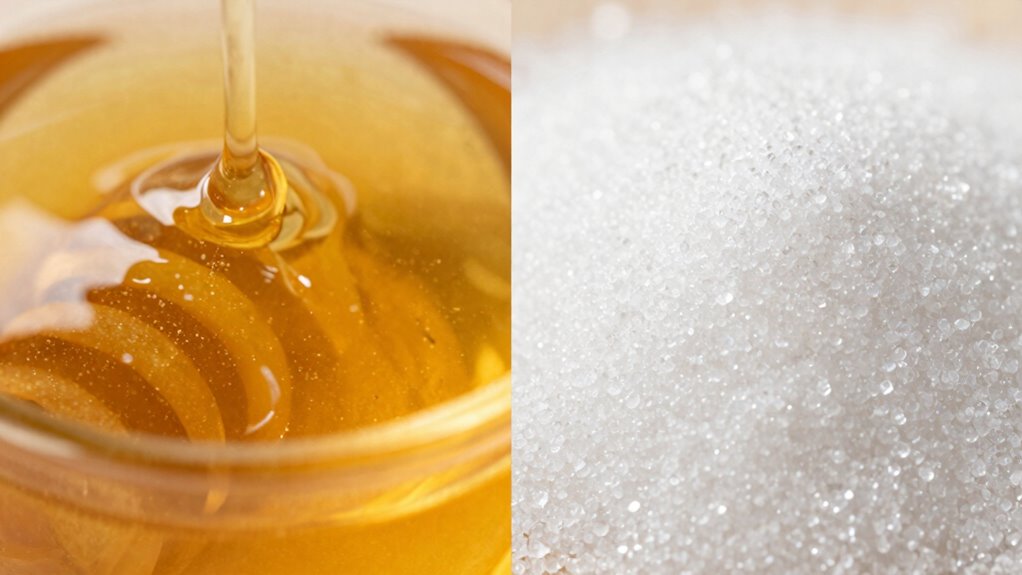 honey alters texture and flavor