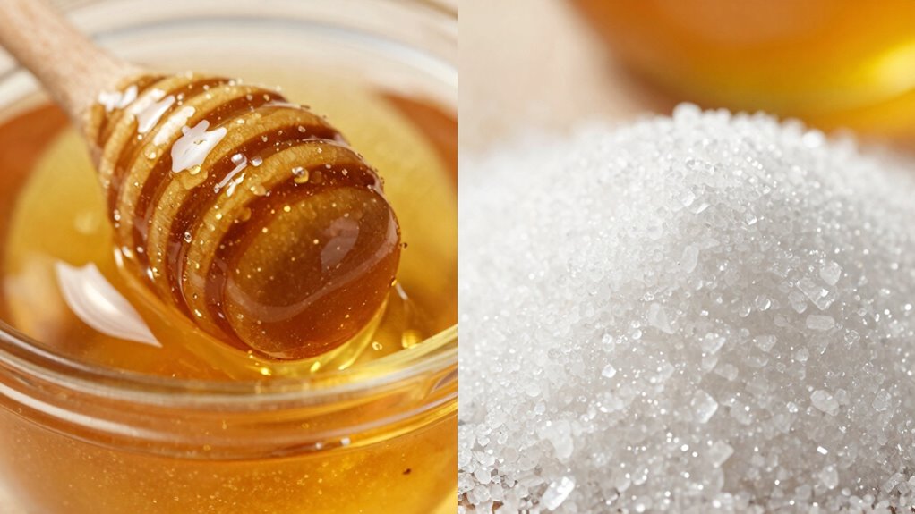 honey s viscosity and composition