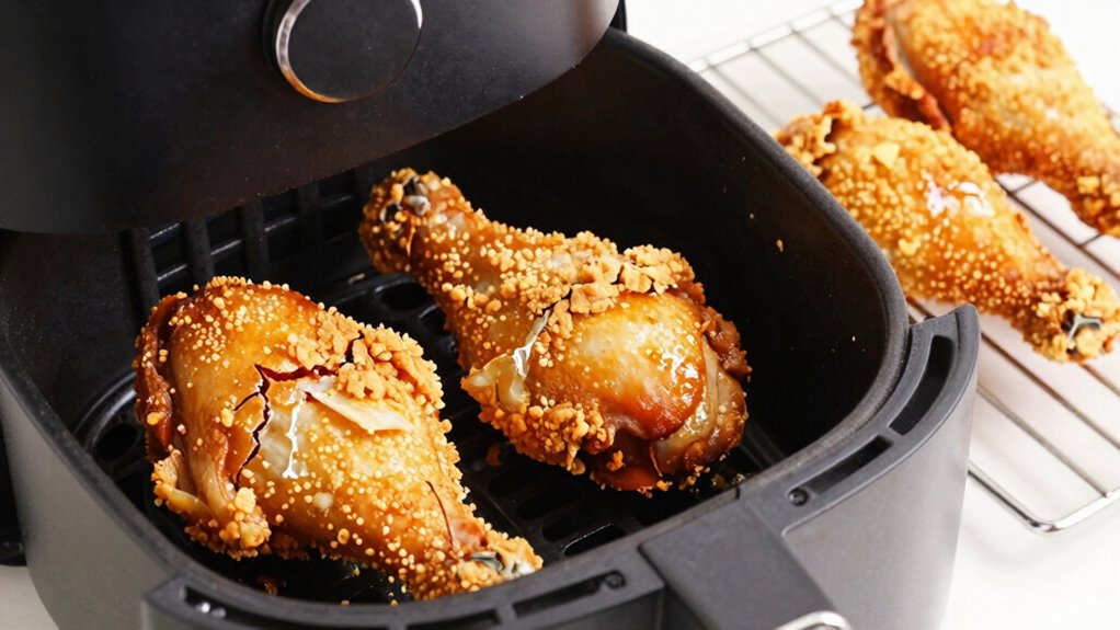 improving batter adhesion and crispiness