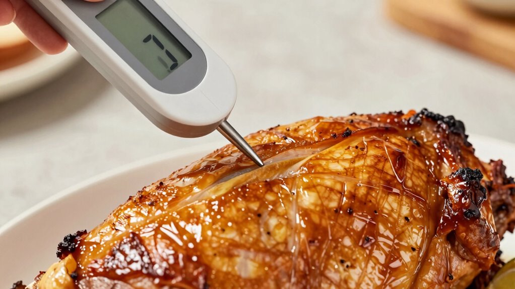 insert thermometer correctly deep