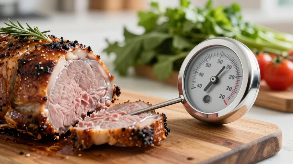 insert thermometer correctly for accuracy