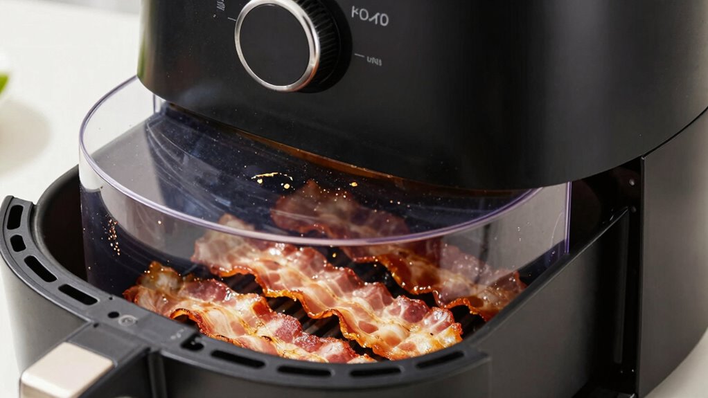 keep bacon splatter contained