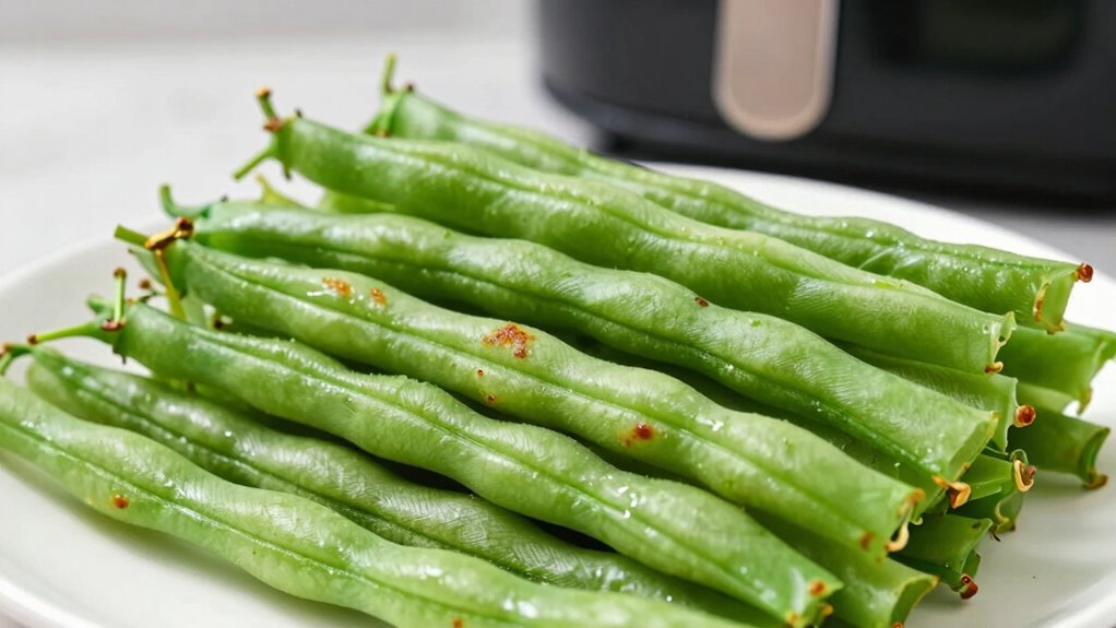 keep green beans crispy