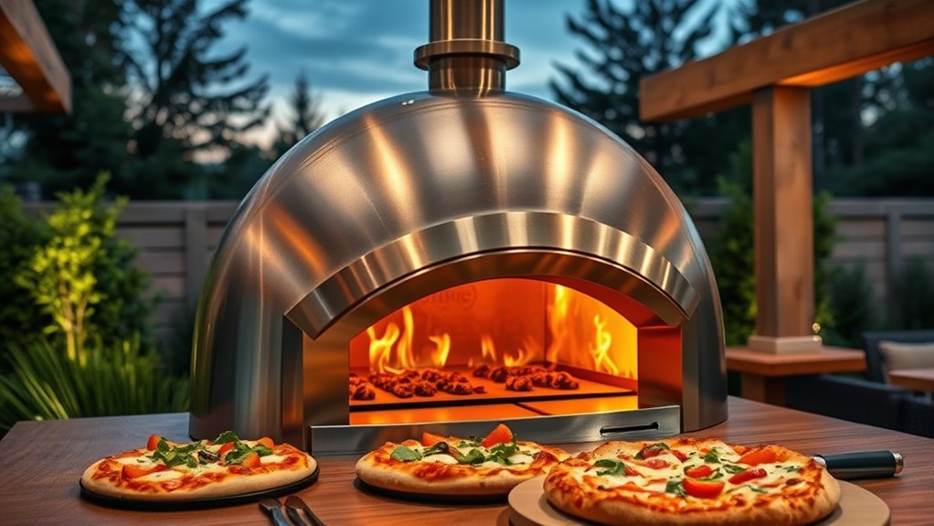 key outdoor pizza oven features