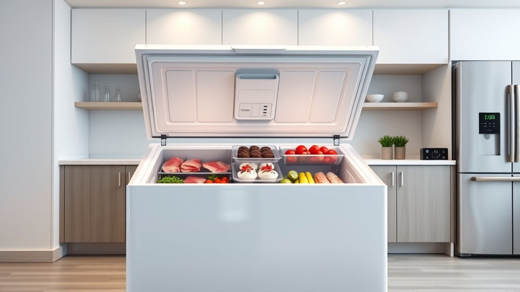 large capacity efficient freezer