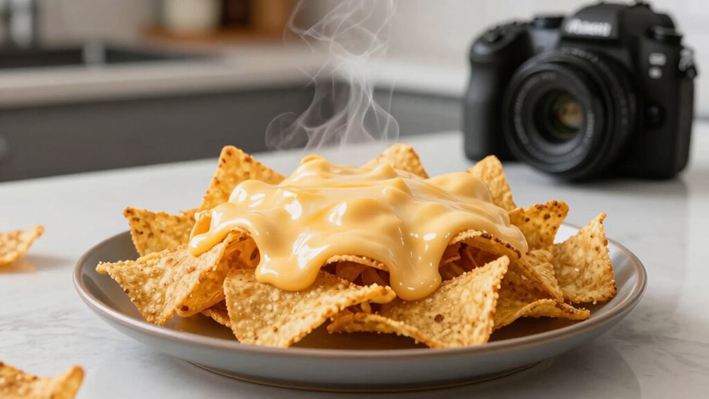 layer cheese evenly carefully