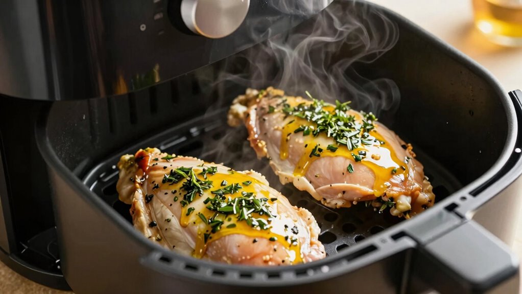 low heat enhances flavor infusion