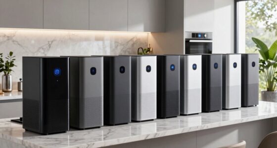 luxury open concept kitchen purifiers