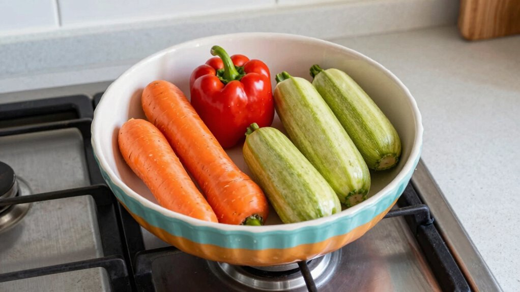 maintain space for even cooking