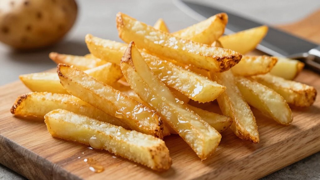 maximize crispiness through surface