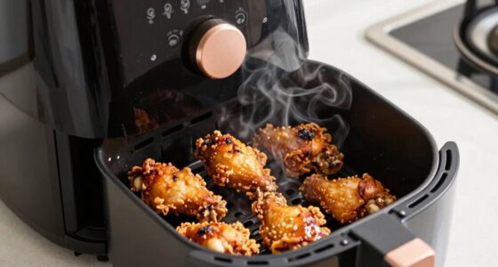 minimize fatty food smoke