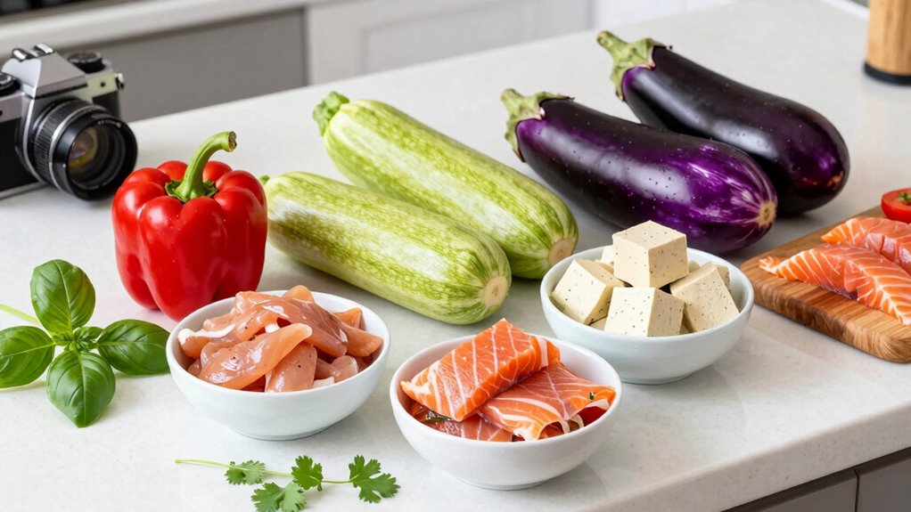 mix colorful versatile vegetables