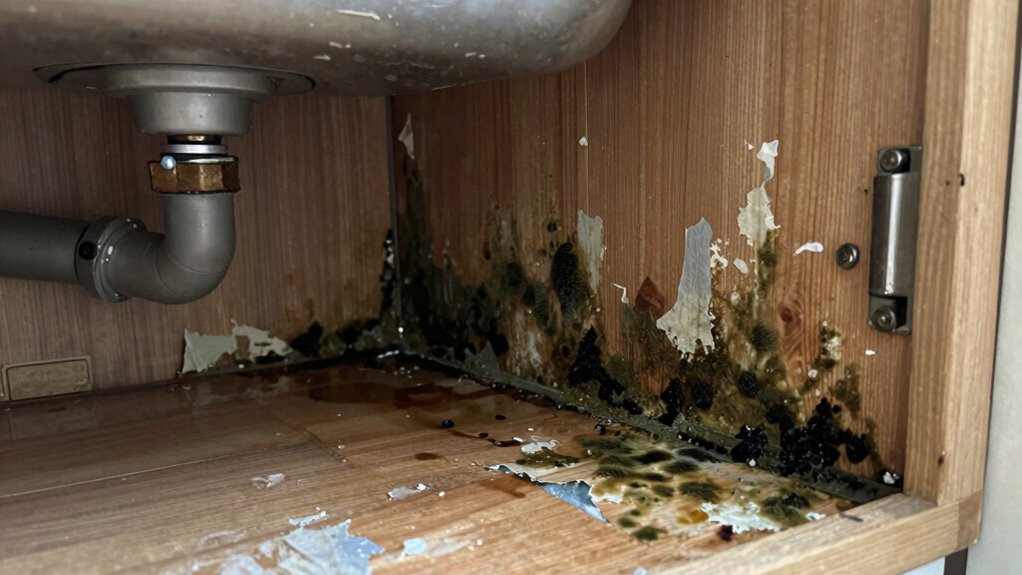 moisture causes hidden mold