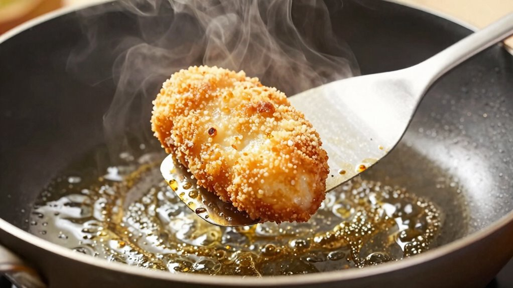 monitor oil and pan temperatures