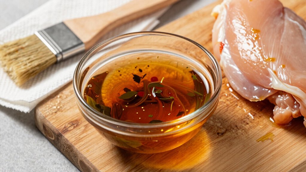 never reuse marinade liquids