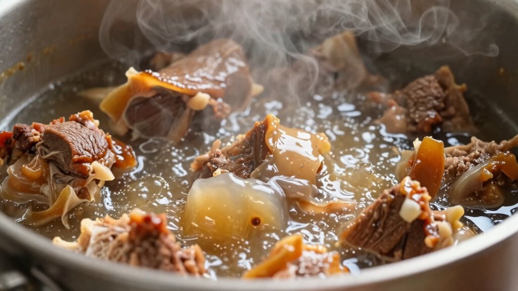 optimal collagen cooking temperature