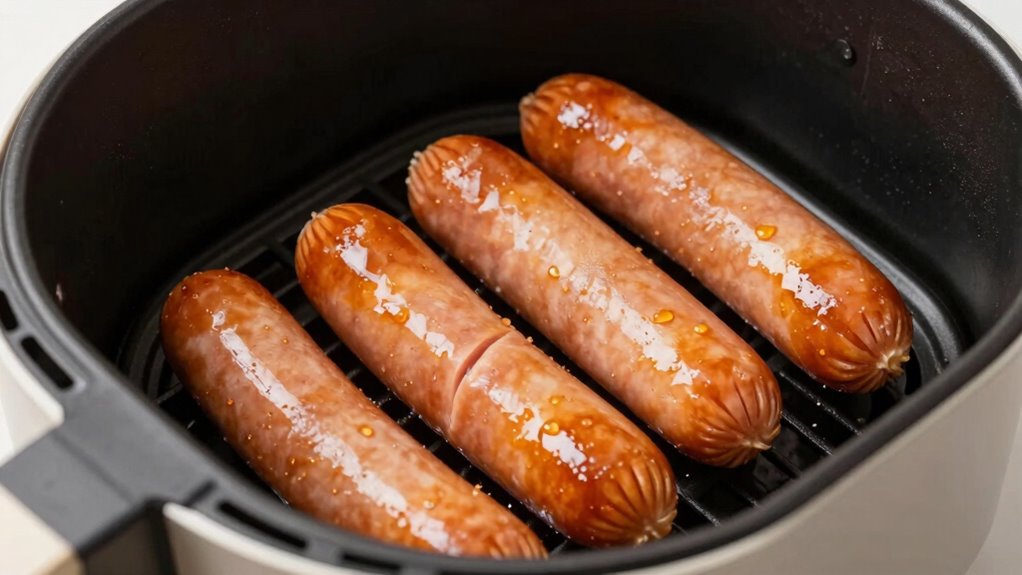 optimal hot dog air fryer settings