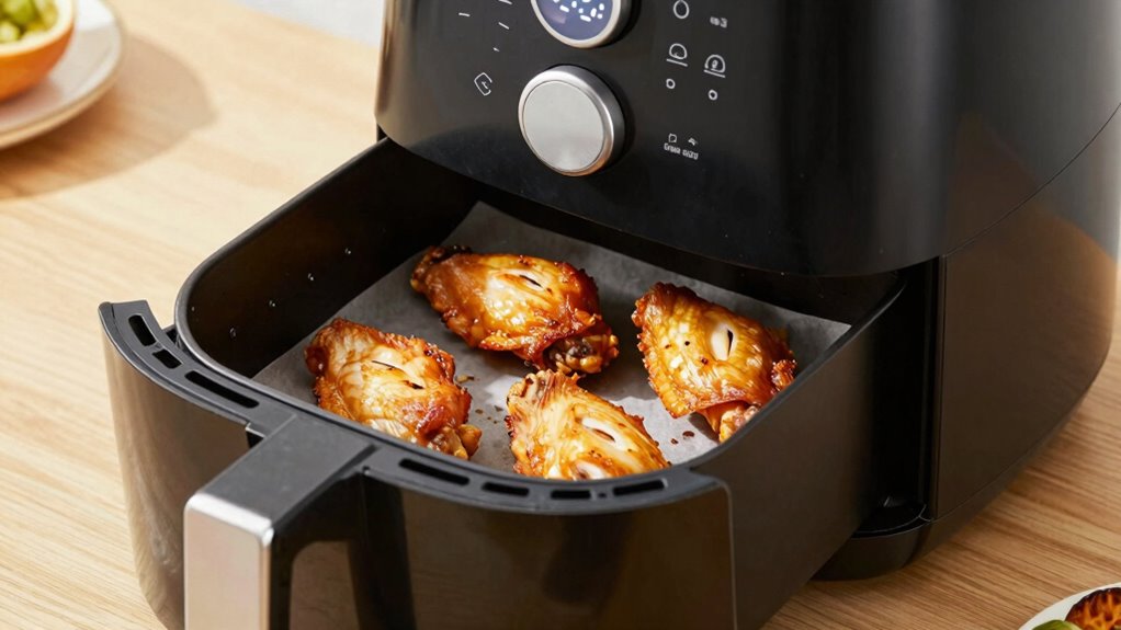 optimal low temp air frying