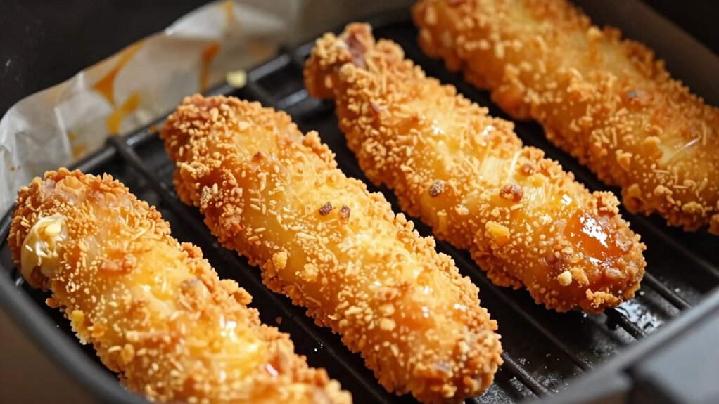 optimize batter crispness through temperature