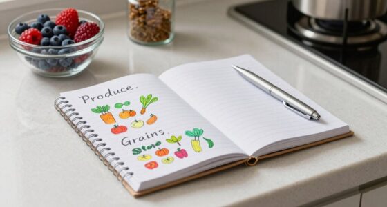 organized grocery planning strategy