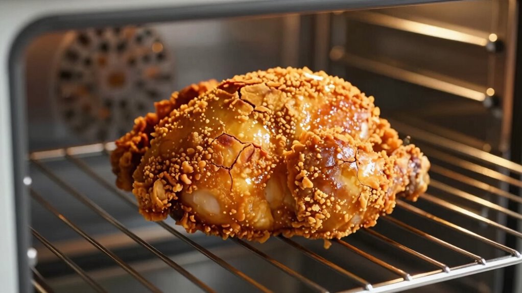 oven reheats crispy chicken