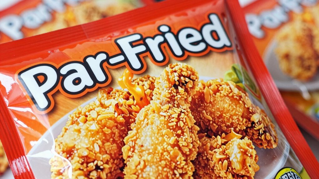 partial cooking and freezing