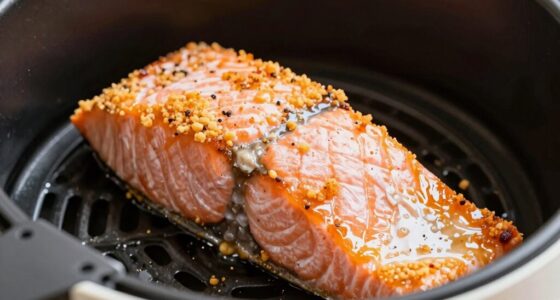 perfectly cooked salmon tips