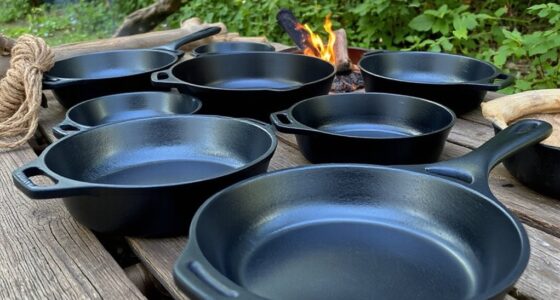 premium camping cast iron sets