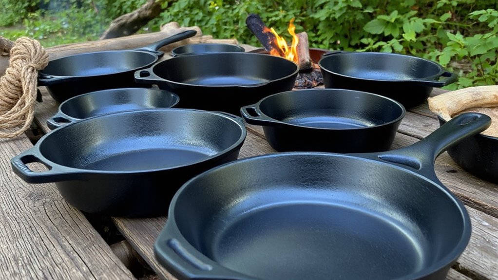premium camping cast iron sets