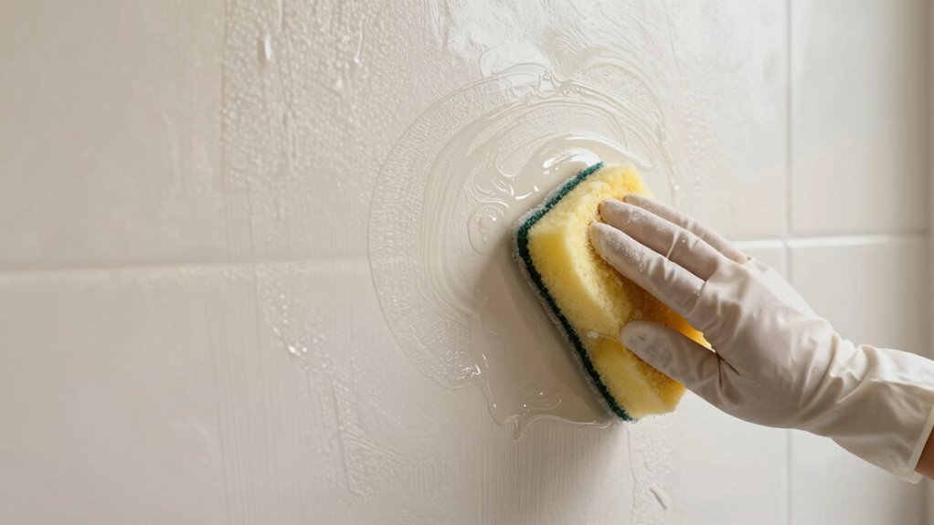 prepare walls before cleaning