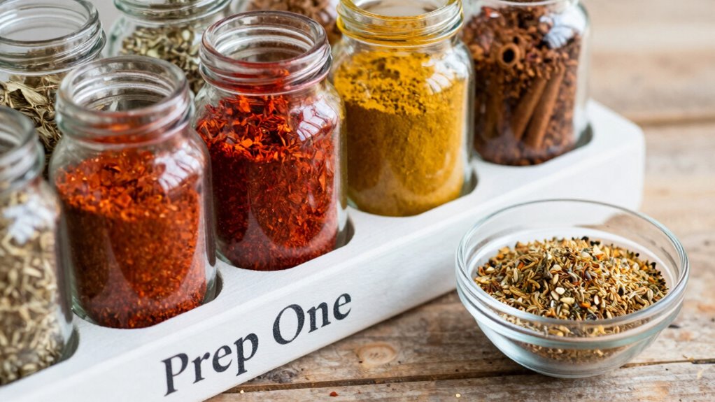 prepped spices simplify weeknight cooking