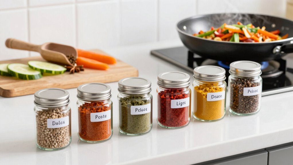 prepped spices streamline cooking