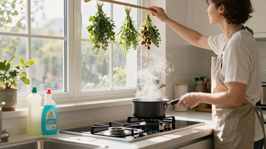 proper ventilation and non toxic cleaning